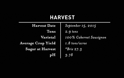 See 2015 Beckstoffer Cab Harvest